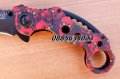  Карамбит SOG Trident Red Skull, снимка 3