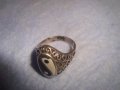 ИН и ЯН МАРКОВ ВИНТИДЖ СРЕБЪРЕН ЕМАЙЛИРАН АЖУРЕН ПРЪСТЕН СРЕБРО 925 МАЙСТОРСКА ИЗРАБОТКА 28758, снимка 9