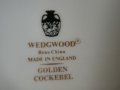 Английски костен порцелан на Wedgwood - Golden Cockerel, снимка 2
