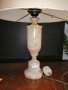 Старинна лампа с мраморна основа, снимка 2