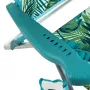 Сгъваем плажен стол Тропически листа с възглавница и калъф 80x63x83 см S_1234793, снимка 6