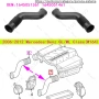 Въздуховод Към Двигателя Mercedes ML W164 GL X164 – 1645051361 / 1645051461 – Monto.bg, снимка 1