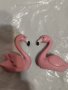 малко фламинго украса за торта и др фигурка от акрил гипс смола лебед
