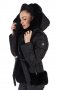 Зимно дамско палто с качулка – 4115, снимка 15