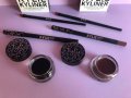 5 ЛЕВА ‼️ Комплект 3в1 на KYLIE ™️  Молив + гел + четка ✔️ Черен цвят 🖤 , снимка 3