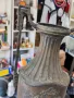 Стара метална ваза амфора, снимка 2