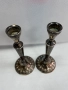 Винтидж сребърни свещници. №7726, снимка 6