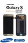 Нов 100% Оригинален LCD Дисплей + Тъч скрийн за Samsung Galaxy S6 SM-G920F Златист