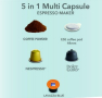 Мултикапсулна кафемашина Rohnson R-98045 - за 4 вида капсули и мляно кафе * Безплатна доставка , снимка 2
