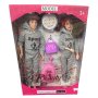Комплект кукли тип Барби, MODEL, с аксесоари Код: 35786, снимка 1 - Кукли - 43105405
