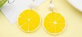 Нови свежи обеци лимони Привлечете внимание  Бъдете различни‼️, снимка 1 - Обеци - 44125885