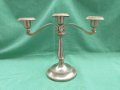 Посребрен свещник за 3бр свеши, снимка 8