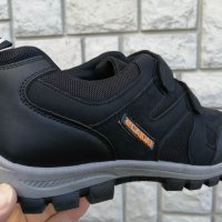Мъжки маратонки с лепенки велкро в черно, мод.04- CAIDAI, снимка 4 - Спортни обувки - 40143529