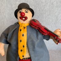 стара играчка клоунът цигулар, снимка 8 - Антикварни и старинни предмети - 40461013