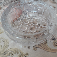 кристални чаши 5бр.,ваза и пепелник. , снимка 3 - Чаши - 44905426