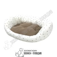 Легло за Домашен Любимец - S, M, L размер - Бяло-Бежава разцветка - PetsWin, снимка 2 - За кучета - 33268557