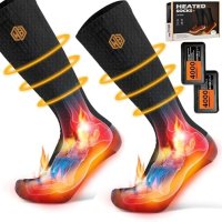 Нови Нагреваеми Чорапи за Спорт и Къмпинг - 4000mAh Батерия, снимка 1 - Други - 44077991