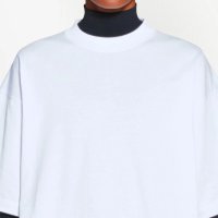 BALENCIAGA White Garde-Robe Care Label Logo Oversized Мъжка / Дамска Тениска size XS (М) и M (L), снимка 6 - Тениски - 42978941