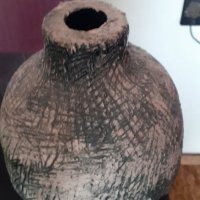Ретро ваза релефна, снимка 4 - Вази - 36922922