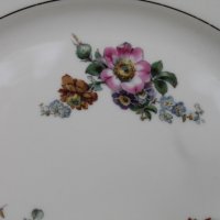 Немска порцеланова чиния ''Rossentall Ivory'', снимка 4 - Колекции - 43185017