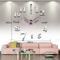 Лепящ 3D часовник за стена - модел 4215 Лепящ 3D часовник за стена - модел 4215 Лепящ 3D часовник за