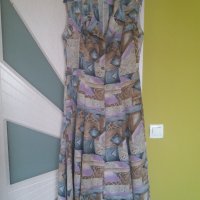 Дамска дълга лятна рокля без ръкав Размер М, снимка 2 - Рокли - 33316507