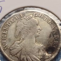 Сребърна монета 15 кройцера 1747г. Мария Терезия Кремниц Унгария 13755, снимка 7 - Нумизматика и бонистика - 42999810