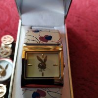 Дамски часовници гривна "PLAYBOY" -колекционерски  перфектни 40 лв. за двата., снимка 2 - Дамски - 28914957