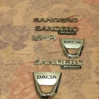 емблеми за Дачия Сандеро оригинални задни, снимка 2 - Части - 43684977