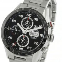 Мъжки луксозен часовник TAG HEUER CARRERA CALIBRE 16 43MM AUTOMATIC DAY-DATE, снимка 2 - Мъжки - 32322086