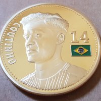 Монета Йохан Кройф Филипе Коутиньо, снимка 3 - Други ценни предмети - 39342670