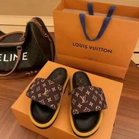 дамски чехли S,M,L реплика Louis Vuitton, снимка 2 - Чехли - 33500700