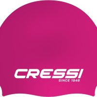 Нова Шапка за плуване Cressi Удобна висококачествена за басейн спорт море, снимка 3 - Шапки - 44062472