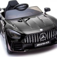 Акумулаторен КОЛА Mercedes GT R ,12V с меки гуми, снимка 1 - Детски велосипеди, триколки и коли - 33381712