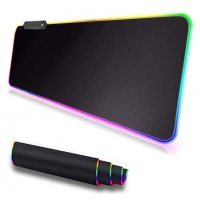 Геймърска Светеща RGB подложка за клавиатура/Лаптоп, снимка 2 - Клавиатури и мишки - 32292101