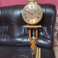 антика Стар  стенен  часовник, снимка 3 - Антикварни и старинни предмети - 44874338