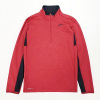 Nike Therma-Fit 1/2 Zip Оригинална Ватирана Спортна Термо Блуза (L), снимка 1 - Блузи - 38333706