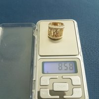 Златен пръстен 8.58гр.14кар., снимка 7 - Пръстени - 33497848