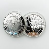 Трон монета / TRON coin ( TRX ) 2 - Silver, снимка 5 - Нумизматика и бонистика - 39116033