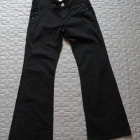 Дамски сет черен панталон H&M и ефектна бяла блуза , снимка 2 - Панталони - 26692111