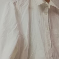 Класическа бяла риза, снимка 2 - Ризи - 39658156