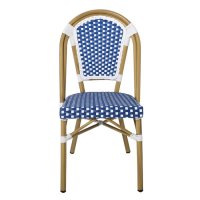 Стол трапезен PARIS Chair Alu Walnut/Wicker , снимка 14 - Столове - 44057663