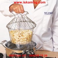 CHEF BASKET - Многофункционален кухненски уред, за бързо и лесно готвене  код 1718, снимка 4 - Други стоки за дома - 28519268