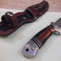 Нож "Columbia USA Saber" с кожена кания, снимка 7 - Ножове - 26338075