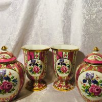 антикварни порцеланови вази , снимка 3 - Вази - 42949652