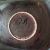 керамична чиния в арт стил, снимка 5 - Антикварни и старинни предмети - 32827464