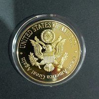 Монета Барак Обама., снимка 2 - Нумизматика и бонистика - 32211884