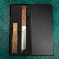 Висок клас японски ТАНТО нож KIBU JP06 WOOD, Стомана D2,HRC 58-60 , снимка 3 - Ножове - 40866337