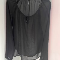 Шифонена блуза риза Kenvelo, снимка 4 - Блузи с дълъг ръкав и пуловери - 39811621