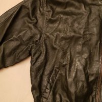 Classic Genuine Leather Bomber Jacket, снимка 3 - Якета - 35152772